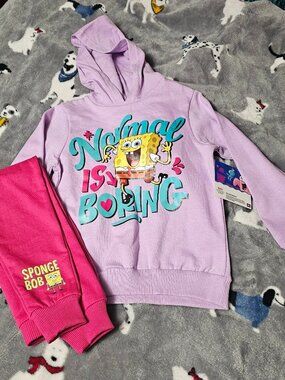 SpongeBob SquarePants Sweatsuit - Nickelodeon - Size 6X - NWT